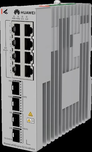 HUAWEI 12port PoE+ 240W 4xSFP Gigabit Yönetilebilir Switch eKIT S210I-8P4SX