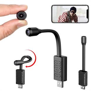 Hello HL-37821 Akıllı Esnek USB Wi-Fi Mini Güvenlik Kamerası 1080P Full HD V380 Pro Uygulama Destekli