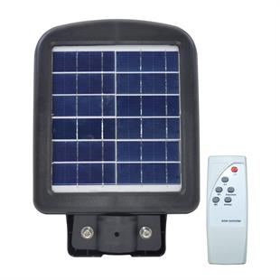 Horoz 50W Siyah Led Solar Güneş Enerjili Lamba Sokak Armatür Beyaz Işık