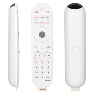 Huayu RM-L2016 Beyaz Netflix-YouTube-Disney+-Rakuten Tuşlu Universal Lcd Led TV Kumanda