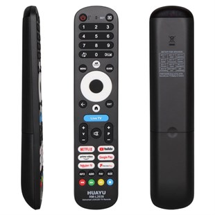 Huayu RM-L2038 Netflix-Youtube-Disney-Prime Video Tuşlu Universal Lcd-Led Tv Kumanda