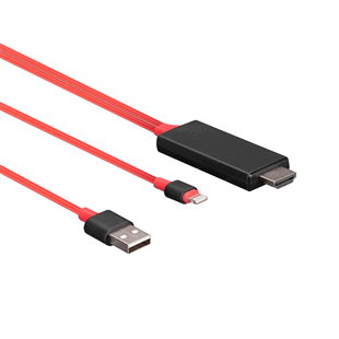 Hytech HY-XO53 Görüntü Aktarıcı Lightning to HDMI + USB