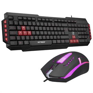 Hytech HYK-46 GAMY USB Q klavye-mouse kırmızı-