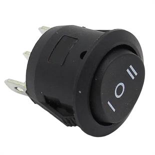 IC-134 Yuvarlak Işıksız On-Off-On 3P Anahtar