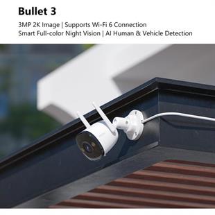 IMOU 3MP Bullet 3.6mm Wıfı Kablosuz IP Kamera Bullet 3 IPC-S3EP-3M0WE