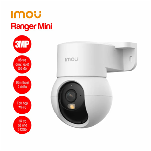 IMOU 3MP PT 3.6mm Wıfı Kablosuz Pan-Tilt IP Kamera Ranger Mini IPC-K2MP-3H1WE
