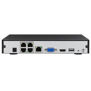 IMOU N110-4P 10 Kanal 4 PoE Girişli H.265 4K Ultra HD NVR Kayıt Cihazı Dahili Mikrofon Hoparlör