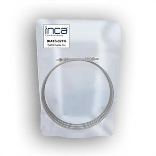 INCA 2metre CAT6 Utp ICAT6-02TG Gri Patch Kablo