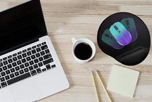 INCA IMPS-009 Bilek Destekli Siyah Mouse Pad