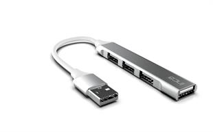INCA IUSB-04T USB 3.0 +3*USB 2.0 Slim Aluminyum Kasa USB Çoklayıcı