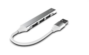 INCA IUSB-04T USB 3.0 +3*USB 2.0 Slim Aluminyum Kasa USB Çoklayıcı