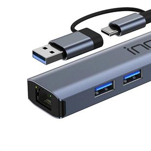 INCA IUTP-5T Gigabit USB Çoklayıcı USB 3.0,TYPEC Ethernet