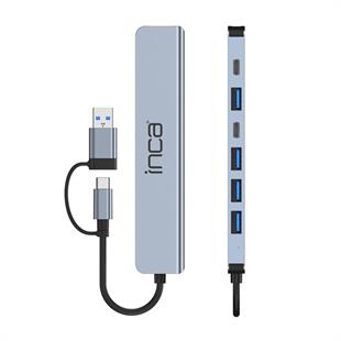 INCA IUTP-7 5port TYPEC-USB 3.0 USB Çoklayıcı Hub 100W