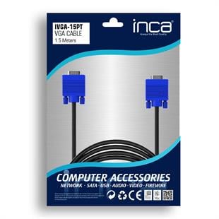 INCA IVGA-15PT 1.5 Mt 15E/15E Monitör Kablosu