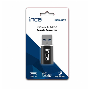 INCA USB Male To Type-C Çevirici IUSB-01TP