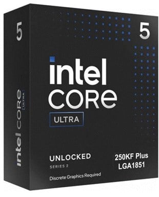 INTEL (15.Nesil) Arrow Lake Ultra 5 250K PLUS 3.3GHz ~ 5.3GHz 30MB 1851p İşlemci Tray (Fansız)