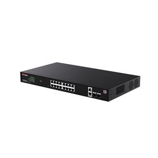 IP-COM G2220P-16-250W 16 PORT GIGABIT+2XRJ45/SFP UPLINK 230W POE CLOUD YÖNETİLEBİLİR RACKMOUNT SWITCH