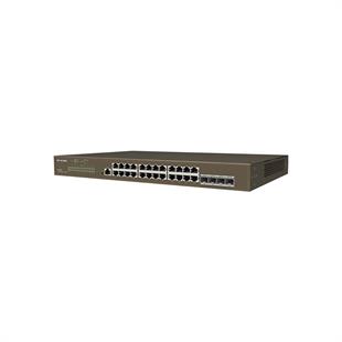 IP-COM IP-G3328F 26 PORT 10/100/1000 4 X SFP CLOUD YÖNETİLEBİLİR RACK MOUNT SWITCH