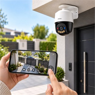 Imou IPC-PS7FP-3M0 Cruiser PS7F 2.8MM Lens Poe İki Yönlü Ses Smart IR 30 M Renkli Gece Görüş 3MP Dome Kamera