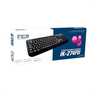 Inca IK-274FU USB F Multi medya klavye,siyah