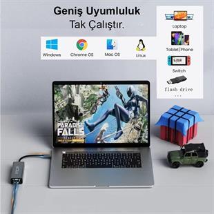 Inca IUTP-03T USB3.0+Tip-C=>Gigabit RJ45+3*USB3.0