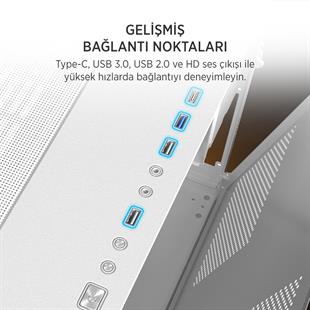 JAMES DONKEY STARK S800 4X ARGB 750W WHITE KASA