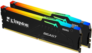 KINGSTON 16GB (2X 8GB) DDR5 5600MHZ CL36 DUAL KIT RGB PC RAM EXPO KF556C36BBEAK2-16TR