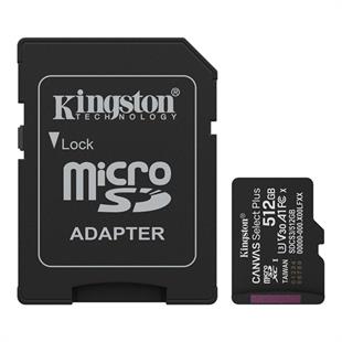 KINGSTON 512GB CANVAS SELECT PLUS SDCS3/512GB MICRO-SD HAFIZA KARTI