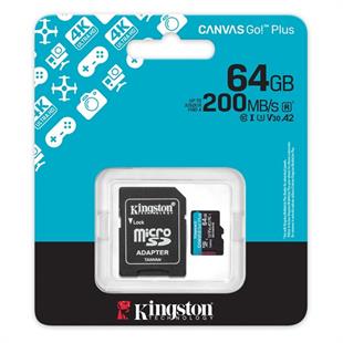 KINGSTON 64GB Micro SD Kart CANVAS GO+ SDCG4/64GB
