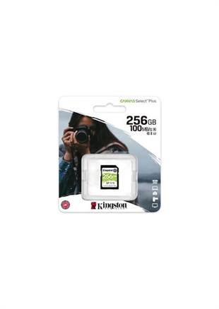 KINGSTON SD 256GB Canvas Select Plus SDS2/256GB Hafıza Kartı