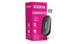 KIOXIA LXD20K001TG8 EXCERIA PLUS G2 Mini 1TB (1050/1000MB/s) USB ve TYPE-C Siyah Taşınabilir SSD Harddisk
