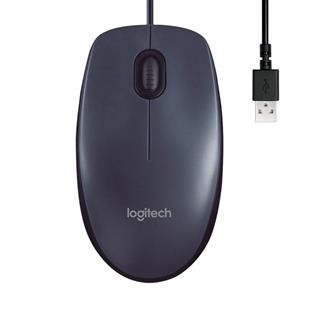 LOGITECH B100 Kablolu USB Siyah Mouse (910-003357)