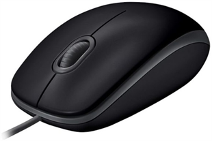 LOGITECH B110 Kablolu USB Sessiz Siyah Mouse (910-005508)