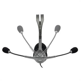 LOGITECH H111 Stereo 3.5mm Jack Gri Mikrofonlu Kulaklık 981-000593