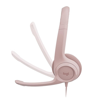 LOGITECH H390 USB Mikrofonlu Kulaklık Pembe 981-001281