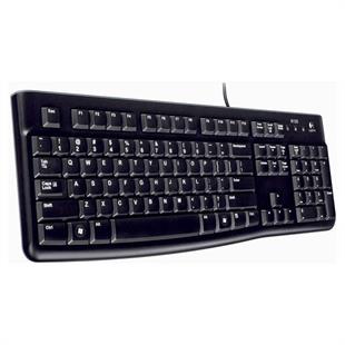 LOGITECH K120 Kablolu USB Q Trk Siyah Klavye (920-002505)
