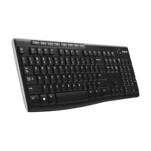 LOGITECH K270 TR KABLOSUZ MULTİMEDYA SİYAH UNIFYING KLAVYE
