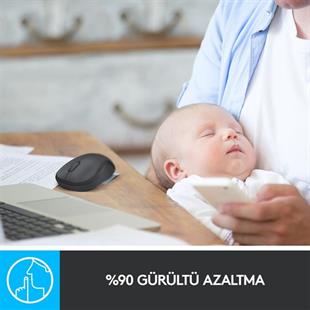 LOGITECH M220 Kablosuz Sessiz Gri/Siyah Mouse (910-004878)