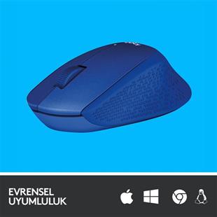 LOGITECH M330 Kablosuz Sessiz Mavi Mouse (910-004910)