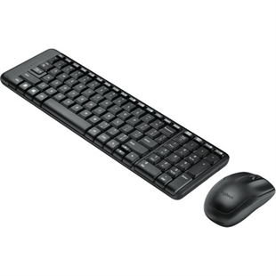 LOGITECH MK220 Kablosuz Q Trk Siyah Klavye - Mouse Set (920-003163)