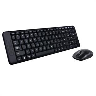 LOGITECH MK220 Kablosuz Q Trk Siyah Klavye - Mouse Set (920-003163)