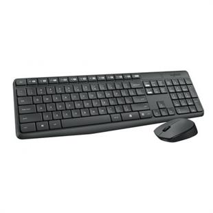 LOGITECH MK235 Kablosuz Q Trk Siyah Klavye - Mouse Set  (920-007925)