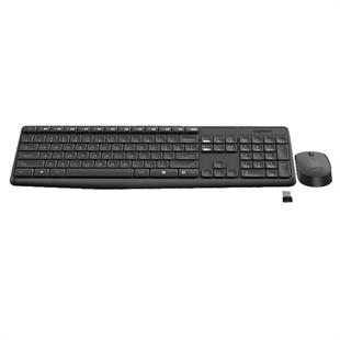 LOGITECH MK235 Kablosuz Q Trk Siyah Klavye - Mouse Set  (920-007925)