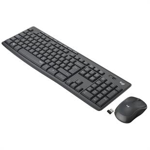 LOGITECH MK295 Kablosuz Q Trk Siyah Klavye - Mouse Set (920-009804)