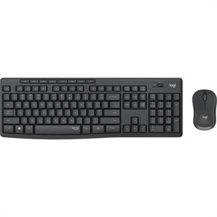 LOGITECH MK295 Q Türkçe Kablosuz Siyah Silent Klavye+ Mouse