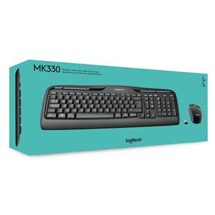 LOGITECH MK330 Kablosuz Q Trk Siyah Klavye - Mouse Set (920-003988)