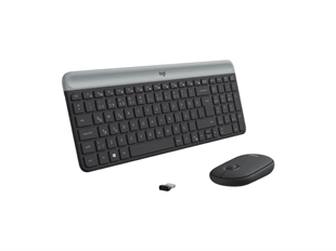 LOGITECH MK470 Kablosuz Q Trk Siyah Klavye - Mouse Set (920-009435)
