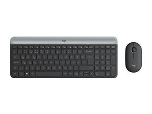LOGITECH MK470 Kablosuz Q Trk Siyah Klavye - Mouse Set (920-009435)