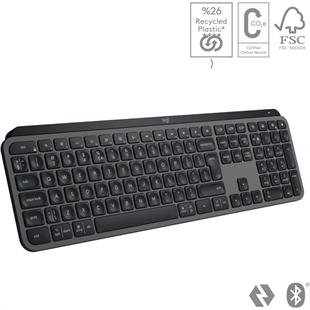 LOGITECH MX Keys S Kablosuz Q Trk Siyah Klavye (920-011594)