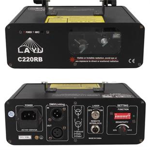 Layu C220RB Kırmızı-Mavi Çift Renk Beam Efekt Lazeri